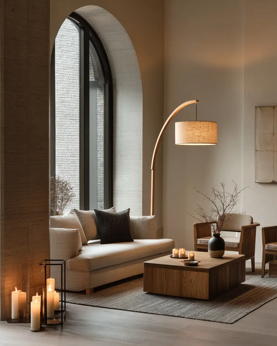 Long Japandi Living Room Decor Ideas