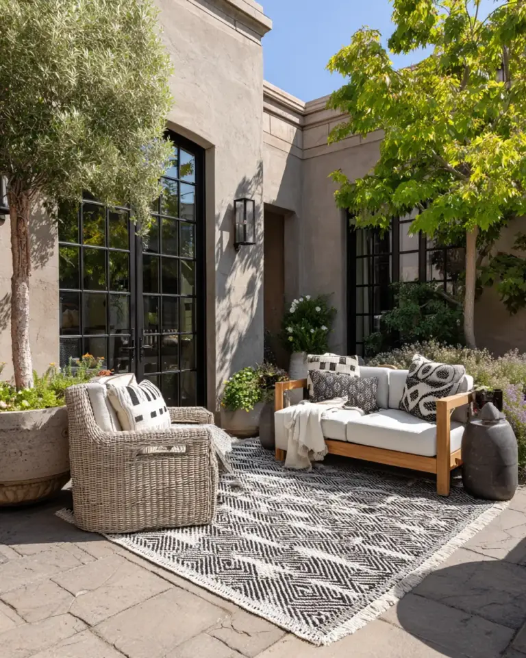 Long Modern Patio Decor Ideas - Featured
