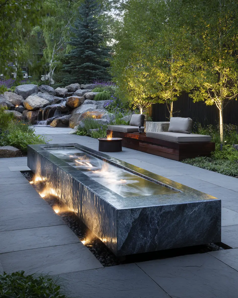 Long Modern Patio Decor Ideas