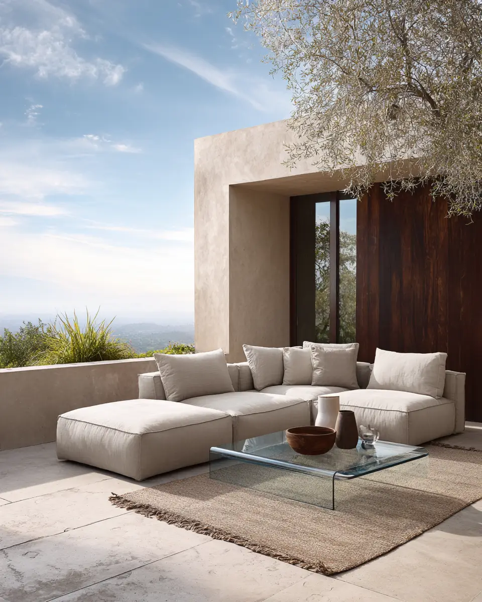 Long Modern Patio Decor Ideas