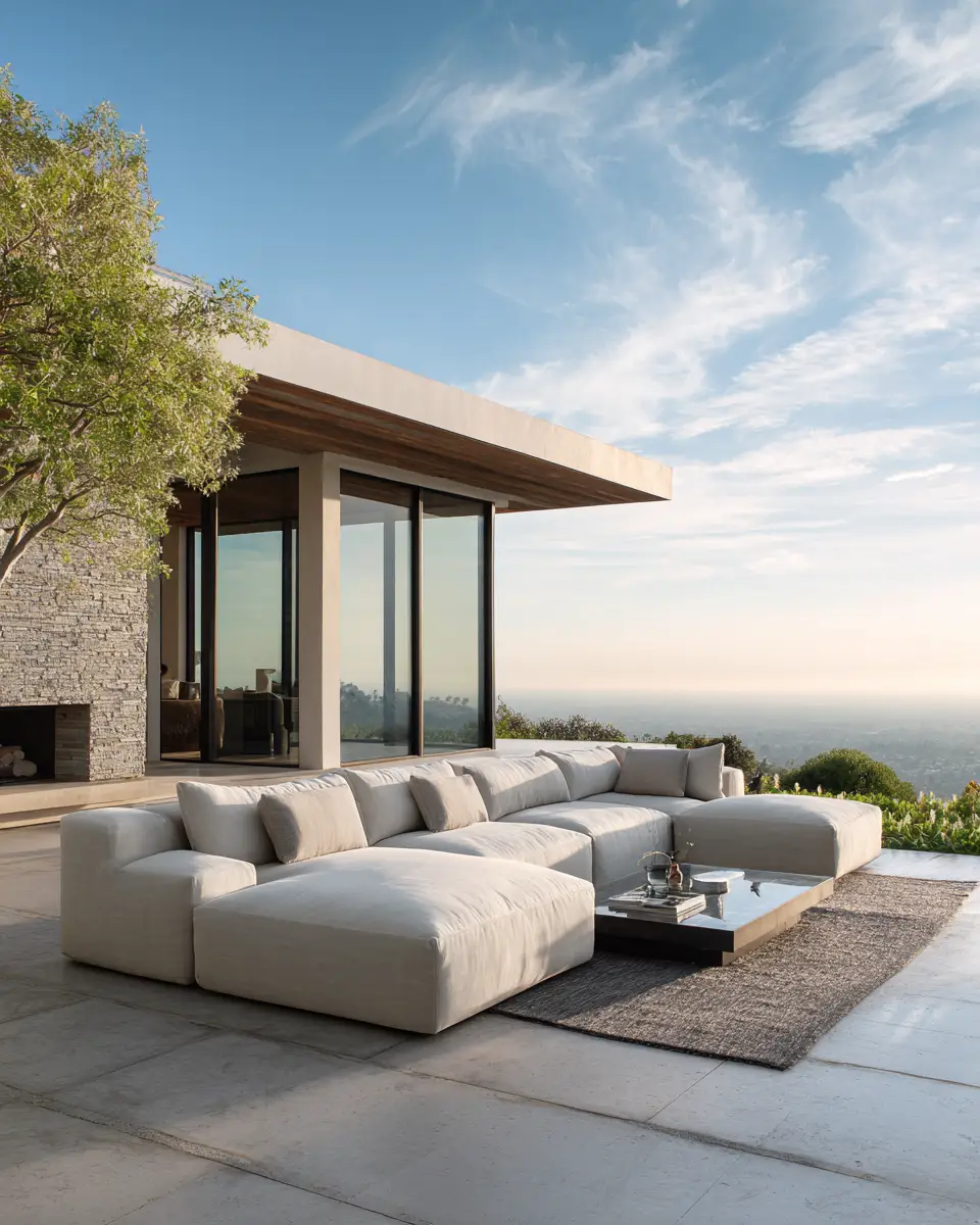 Long Modern Patio Decor Ideas