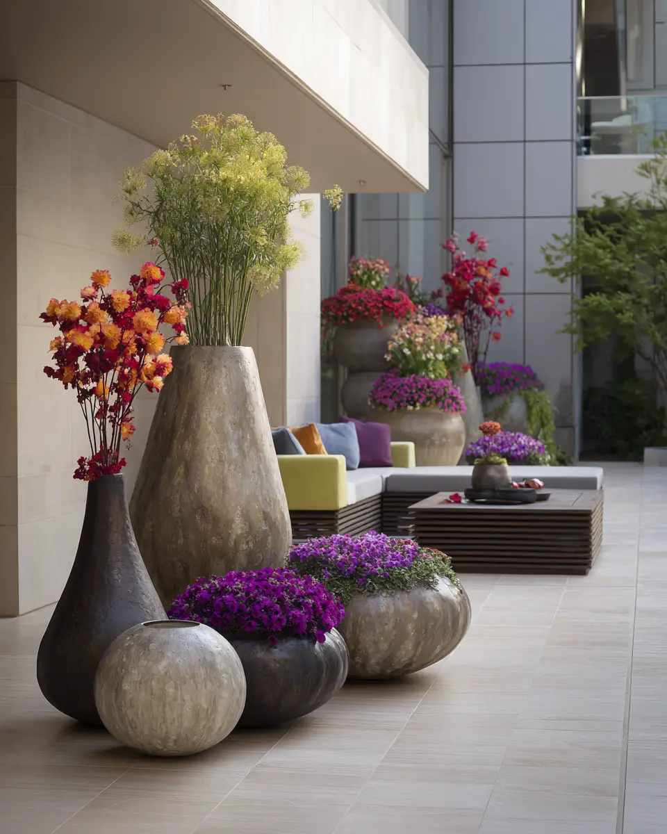 Long Modern Patio Decor Ideas