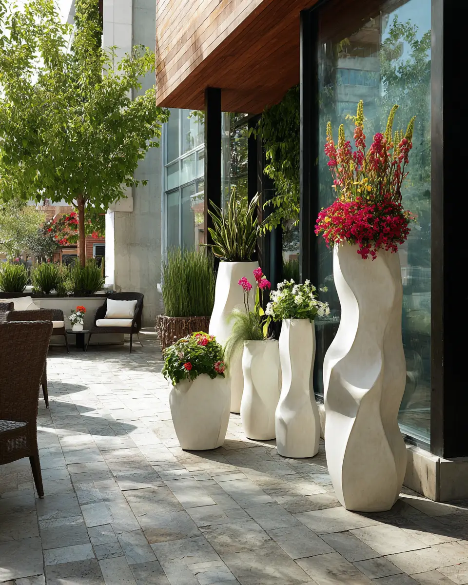 Long Modern Patio Decor Ideas
