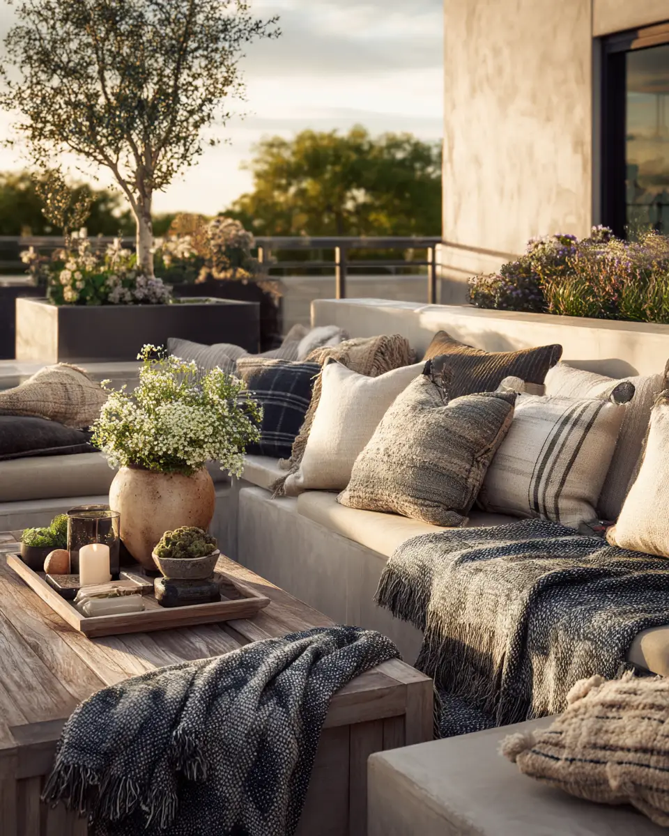 Long Modern Patio Decor Ideas