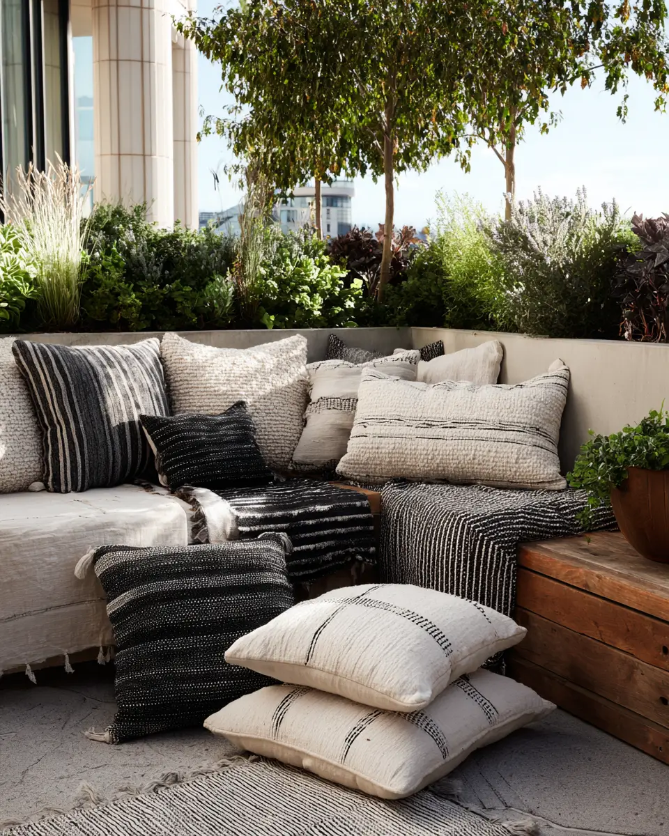Long Modern Patio Decor Ideas