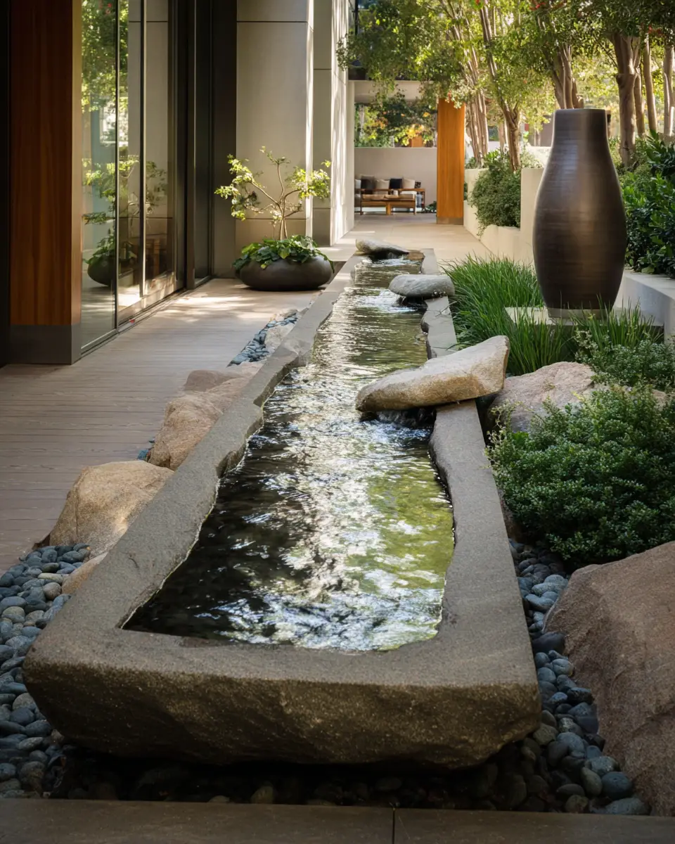 Long Modern Patio Decor Ideas