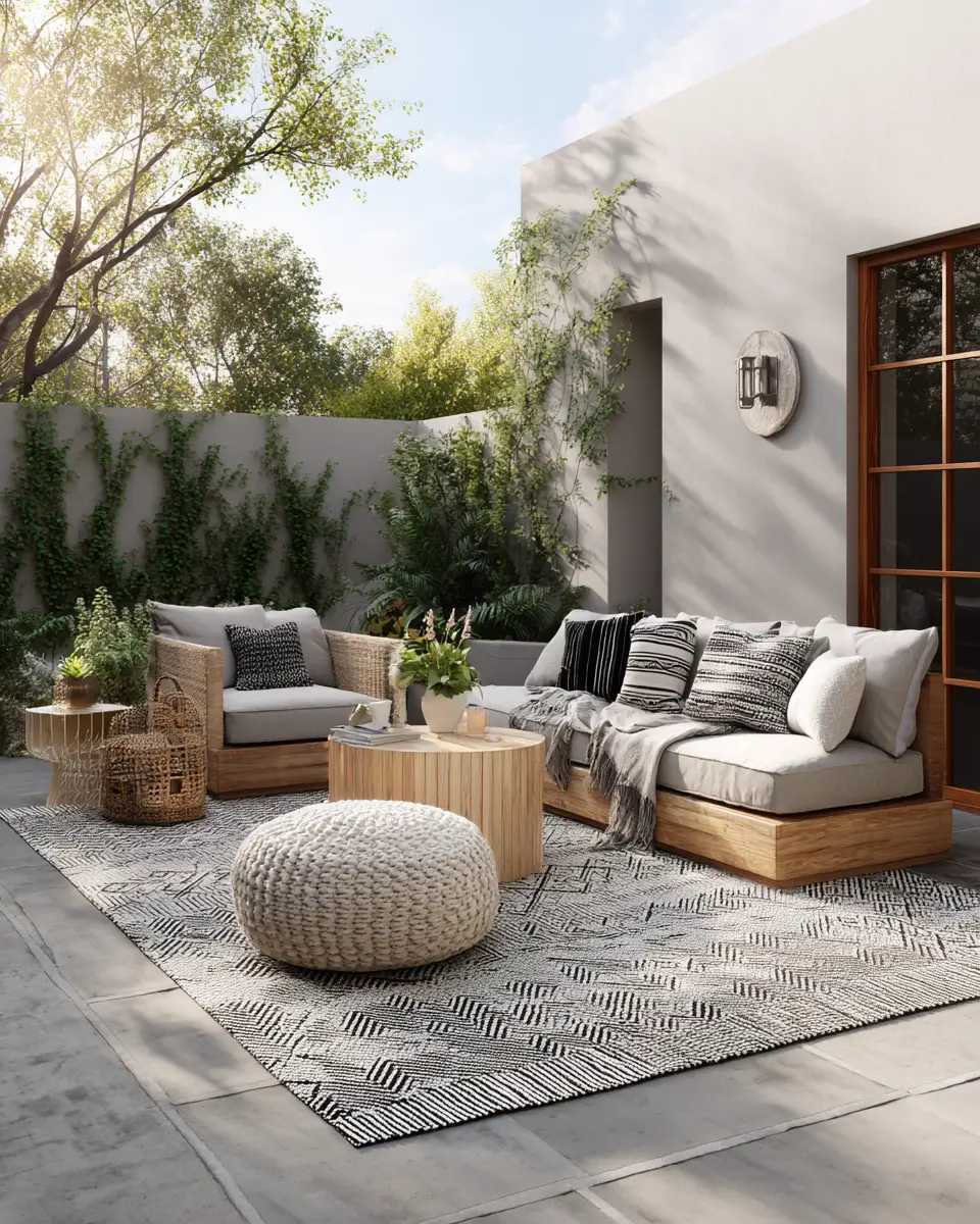 Long Modern Patio Decor Ideas