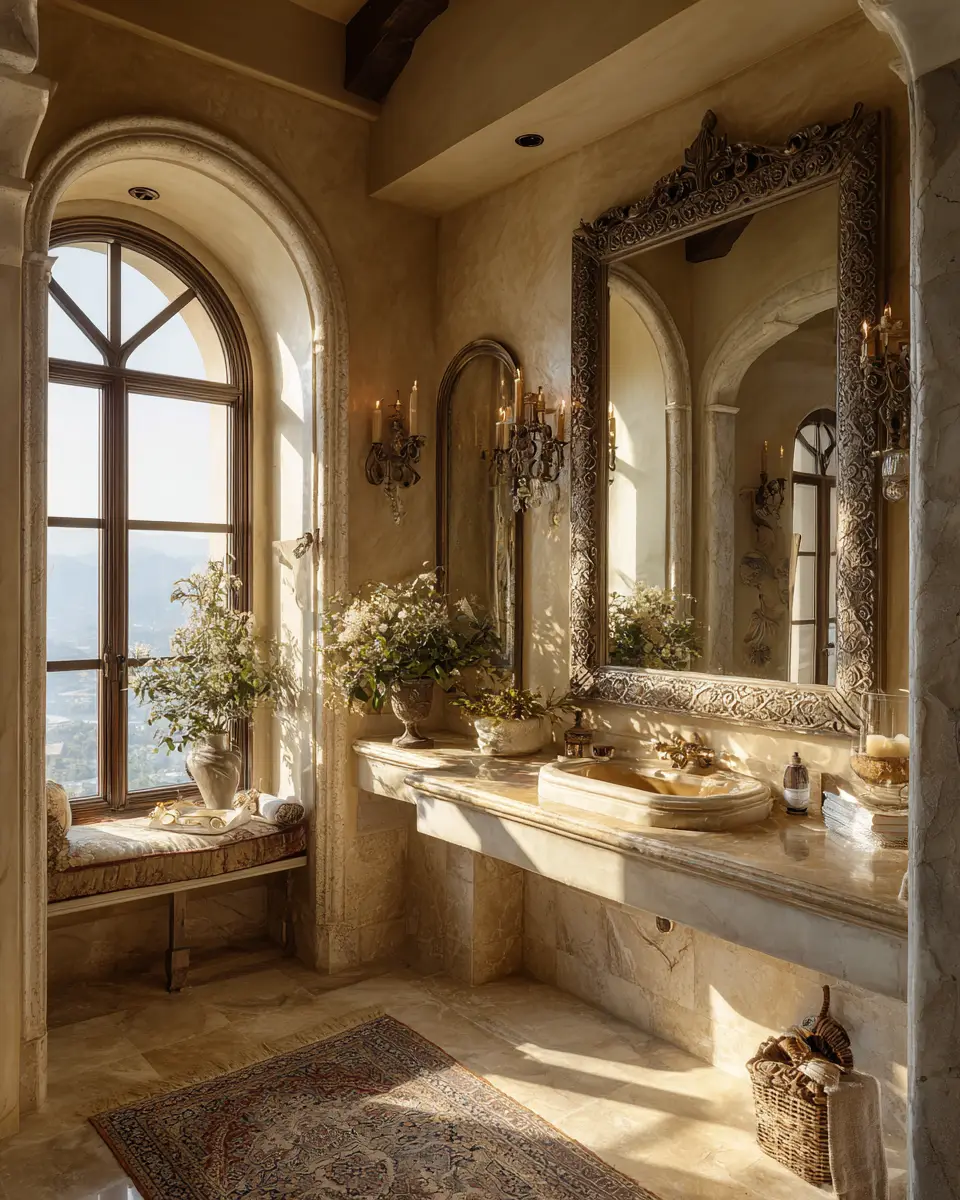 Mediterranean Bathroom Decor Ideas