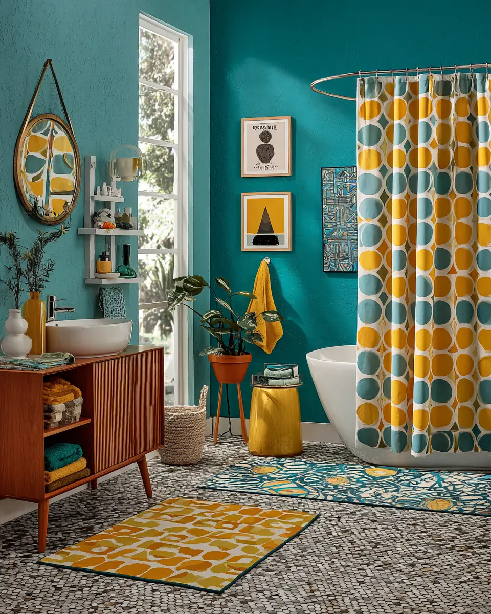 Mid-Century Modern Bathroom Decor Ideas