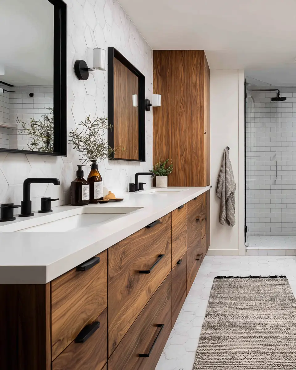 Mid-Century Modern Bathroom Decor Ideas