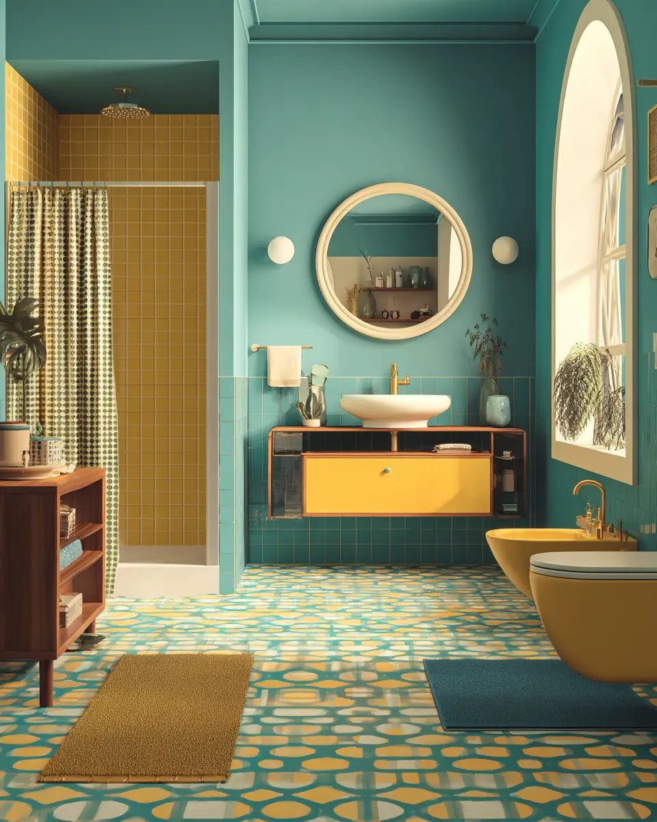 Mid-Century Modern Bathroom Decor Ideas