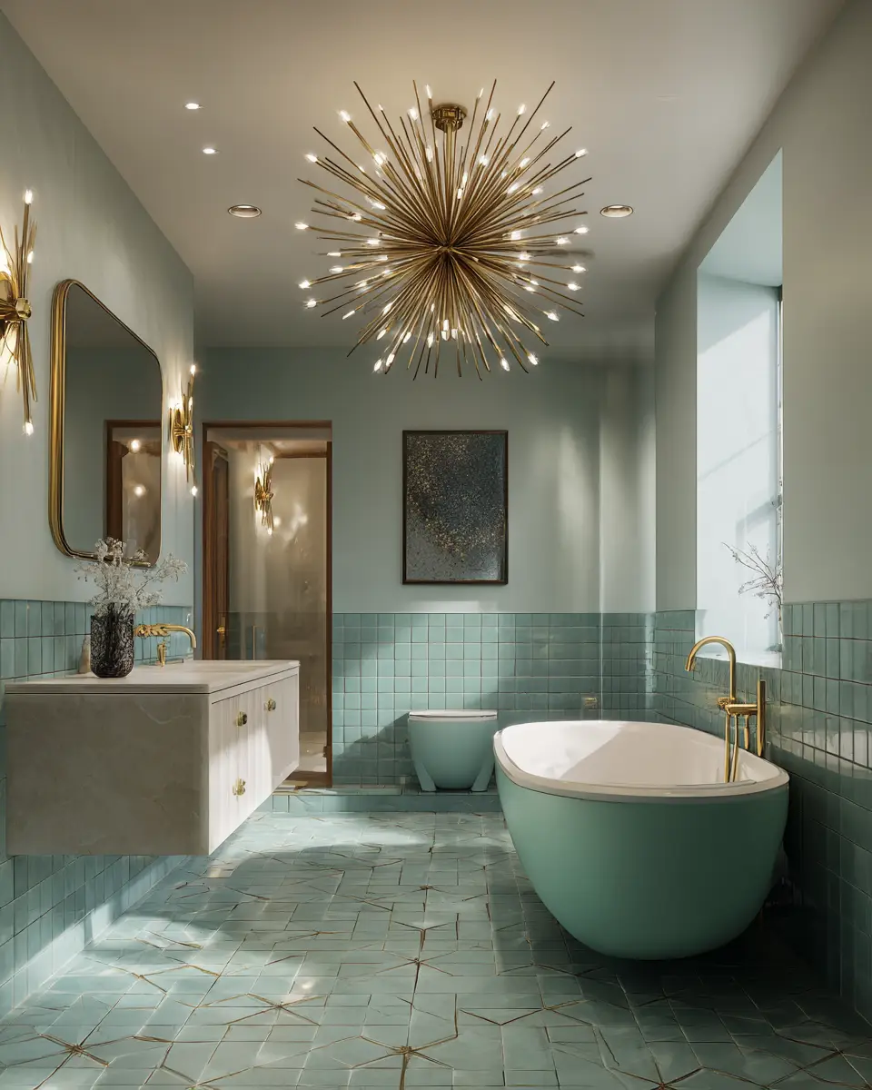 Mid-Century Modern Bathroom Decor Ideas