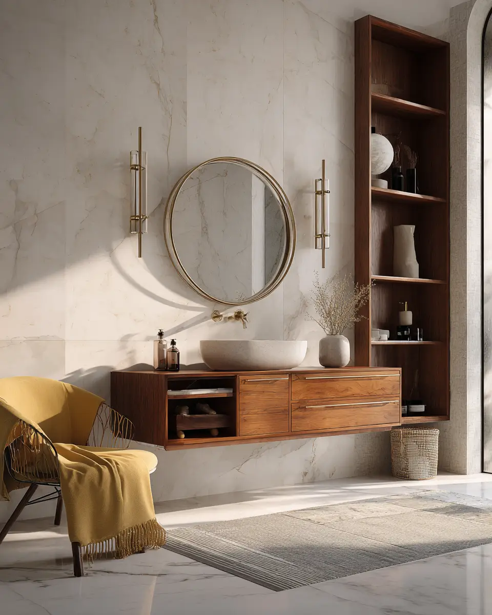 Mid-Century Modern Bathroom Decor Ideas