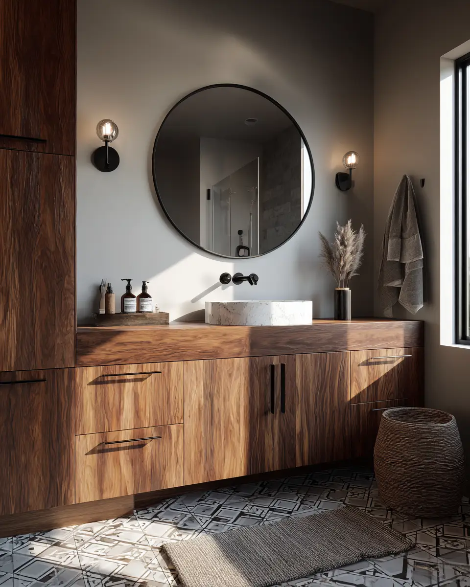 Mid-Century Modern Bathroom Decor Ideas