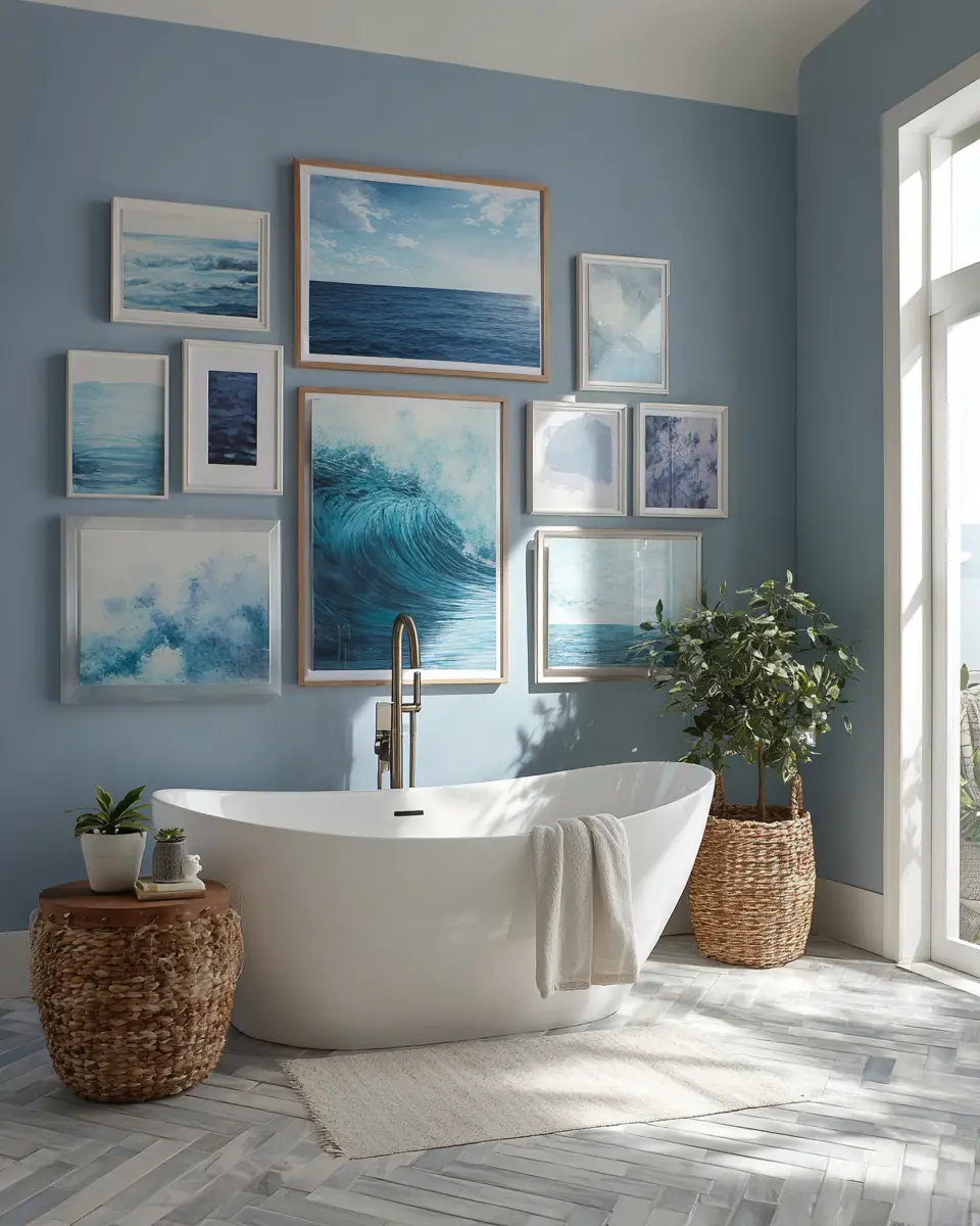 Modern Coastal Bathroom Decor Ideas