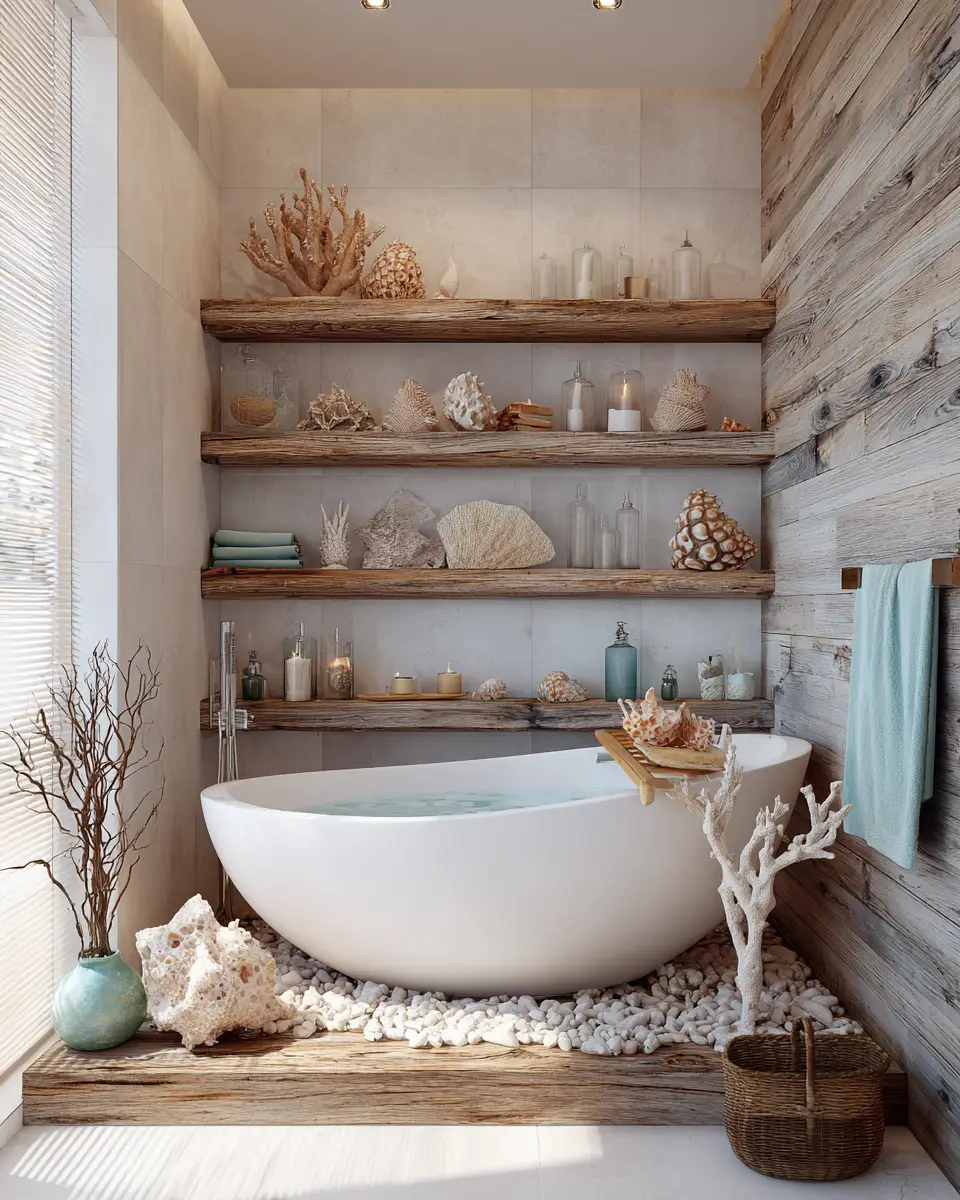 Modern Coastal Bathroom Decor Ideas