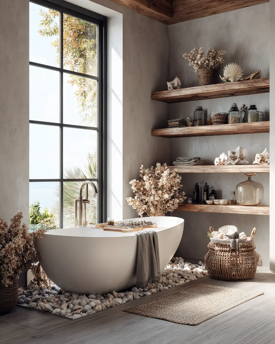 Modern Coastal Bathroom Decor Ideas