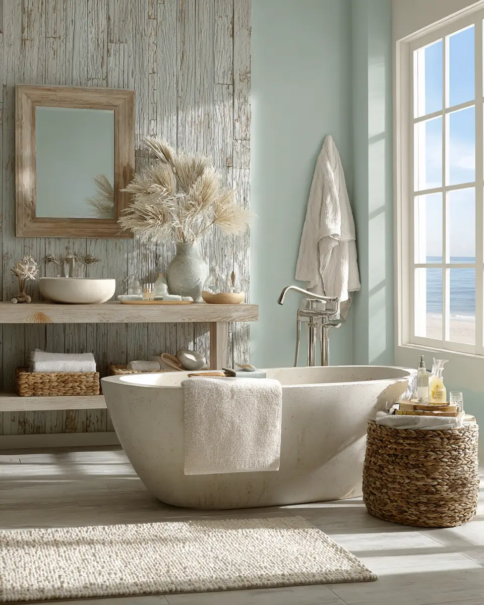 Modern Coastal Bathroom Decor Ideas