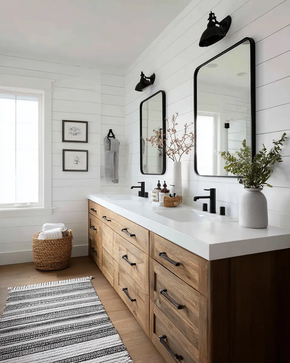 Modern Farmhouse Bathroom Decor Ideas