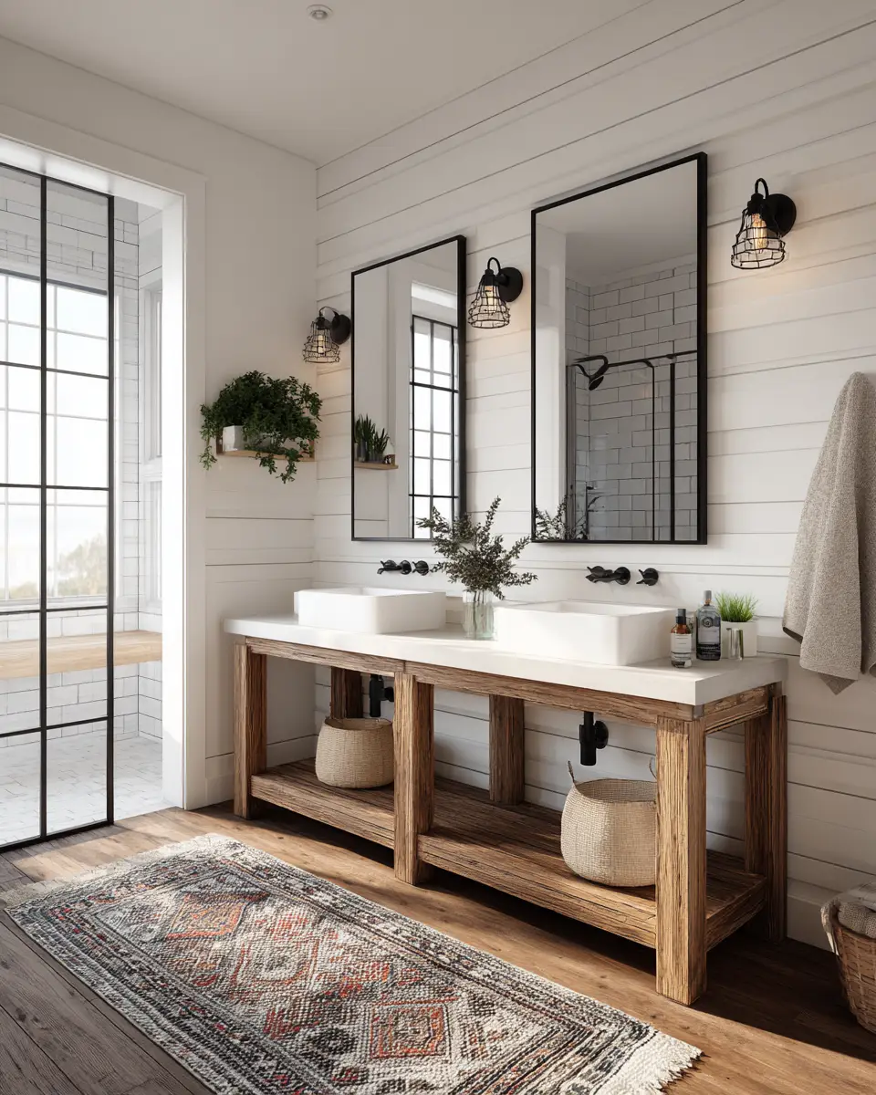 Modern Farmhouse Bathroom Decor Ideas