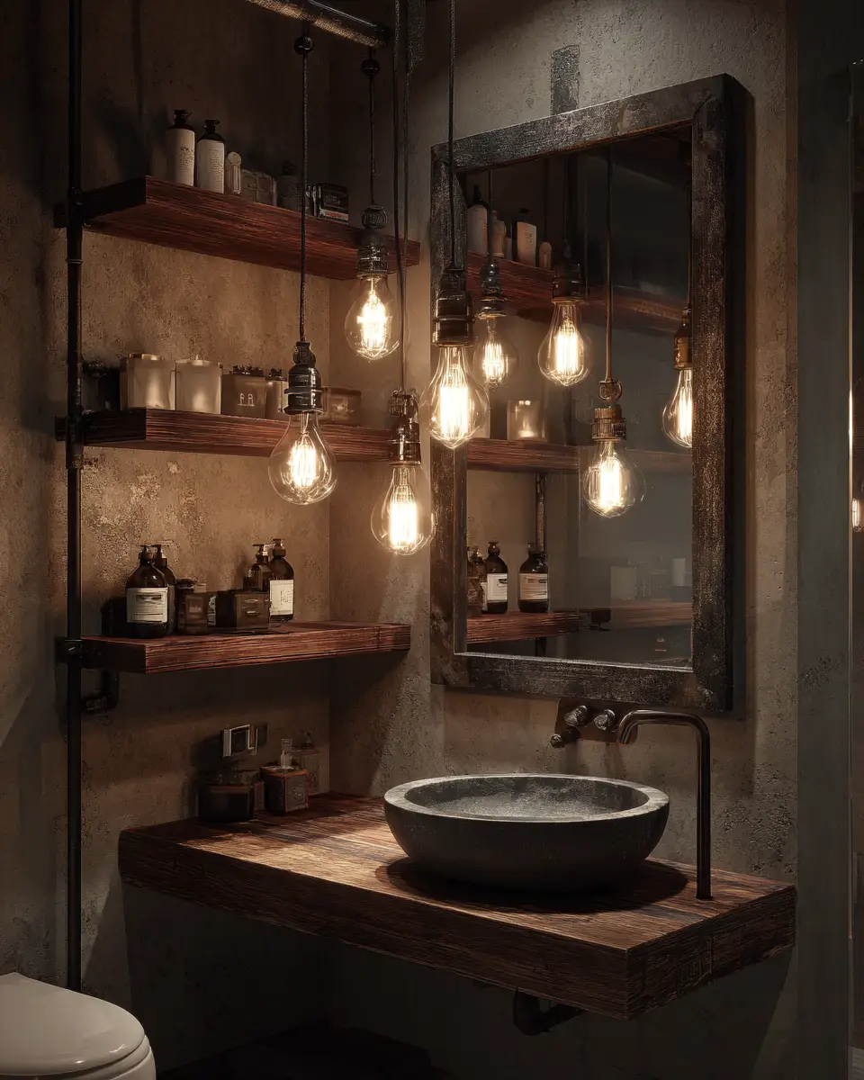 Modern Rustic Bathroom Decor Ideas