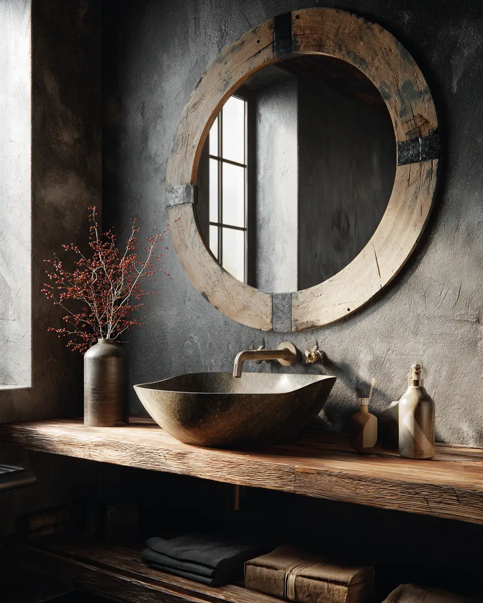 Modern Rustic Bathroom Decor Ideas