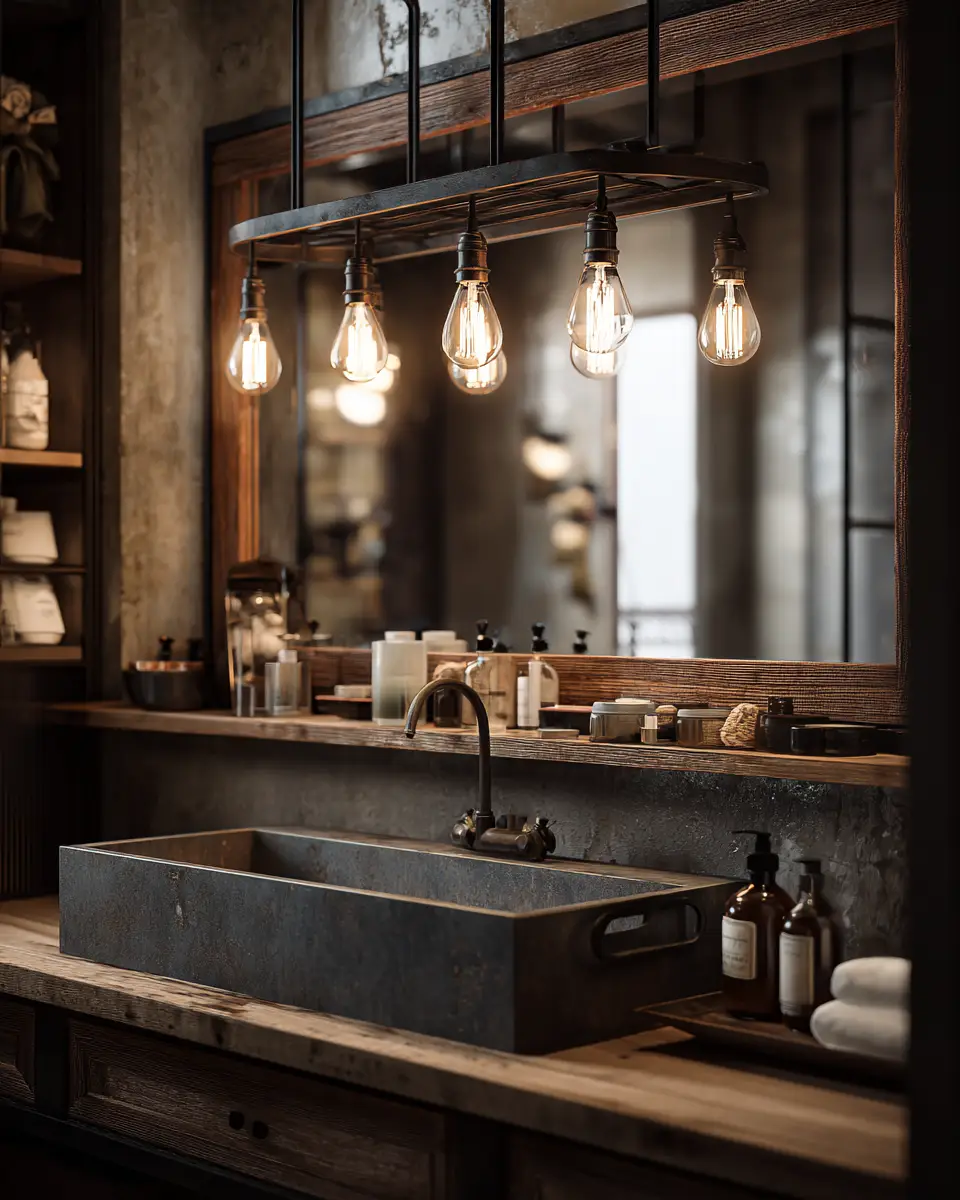 Modern Rustic Bathroom Decor Ideas