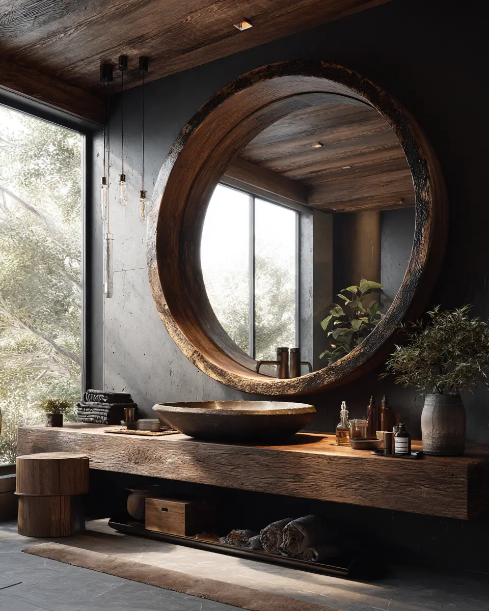 Modern Rustic Bathroom Decor Ideas