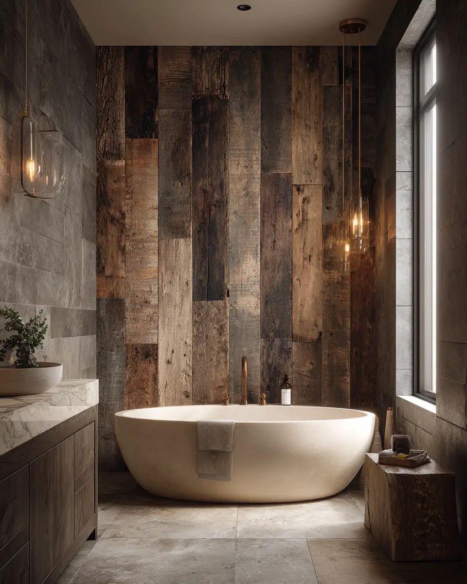 Modern Rustic Bathroom Decor Ideas