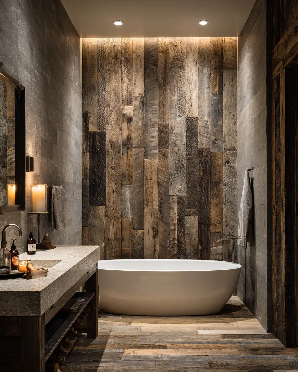 Modern Rustic Bathroom Decor Ideas