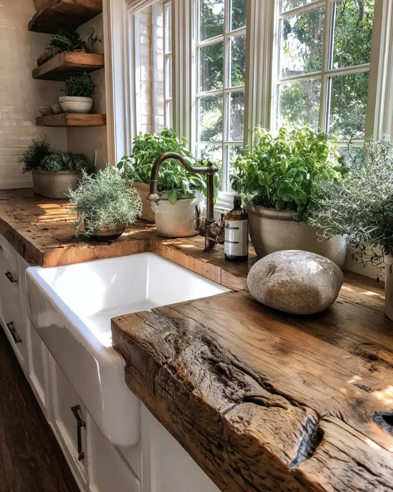 Modern Rustic Kitchen Decor Ideas - Featured