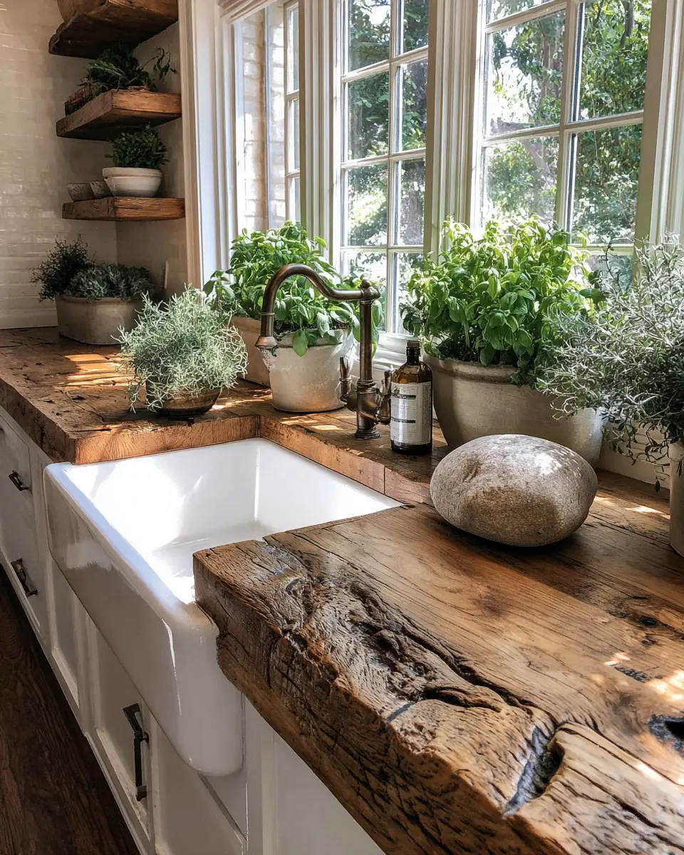 Modern Rustic Kitchen Decor Ideas - Featured