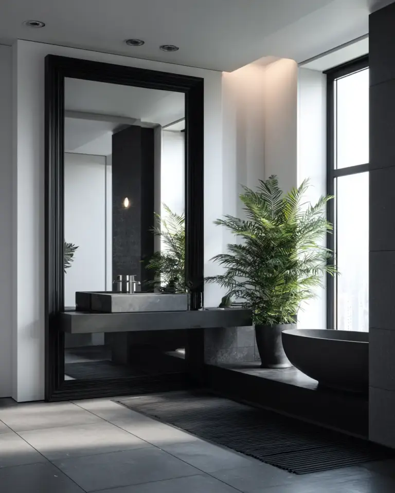 Monochrome Bathroom Decor Ideas - Featured