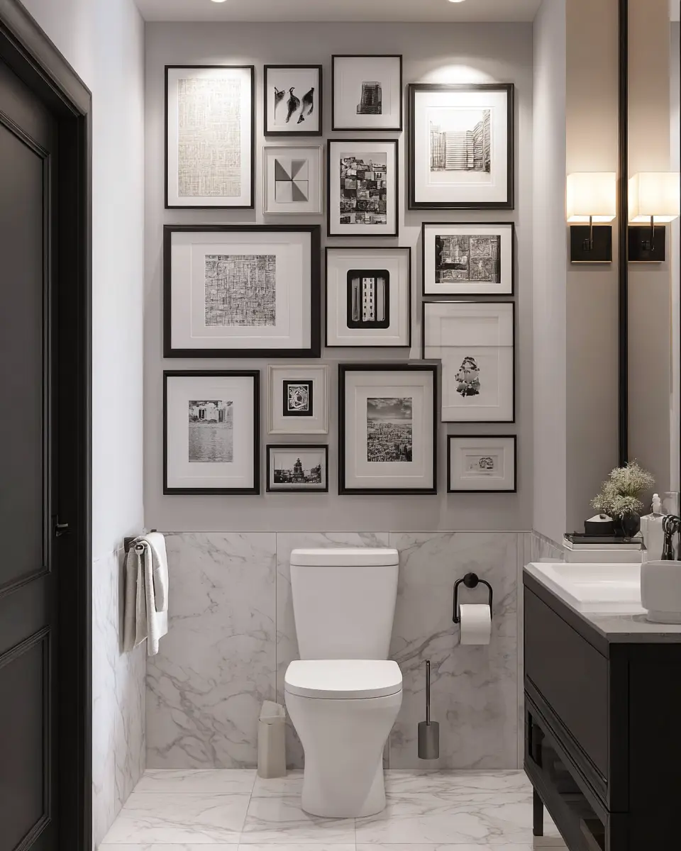 Monochrome Bathroom Decor Ideas