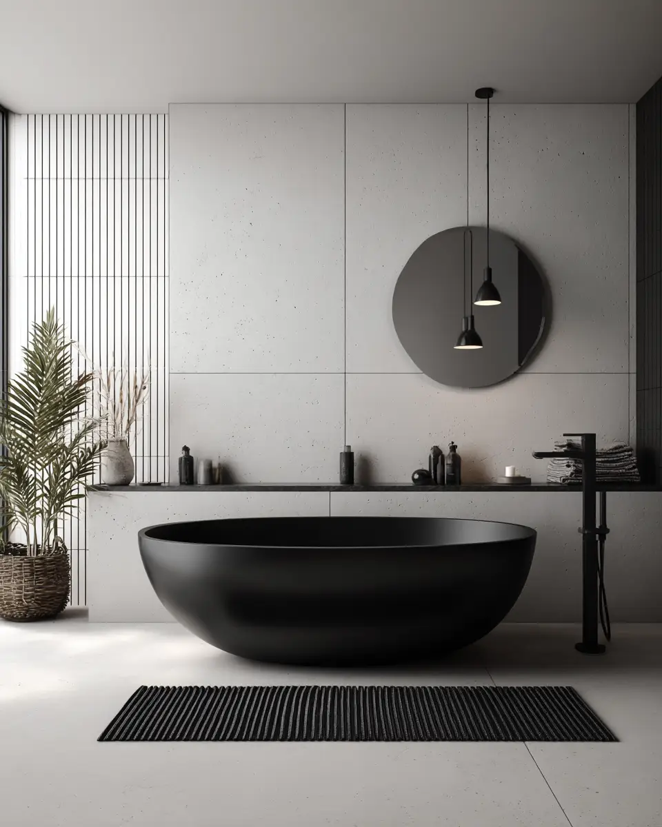 Monochrome Bathroom Decor Ideas