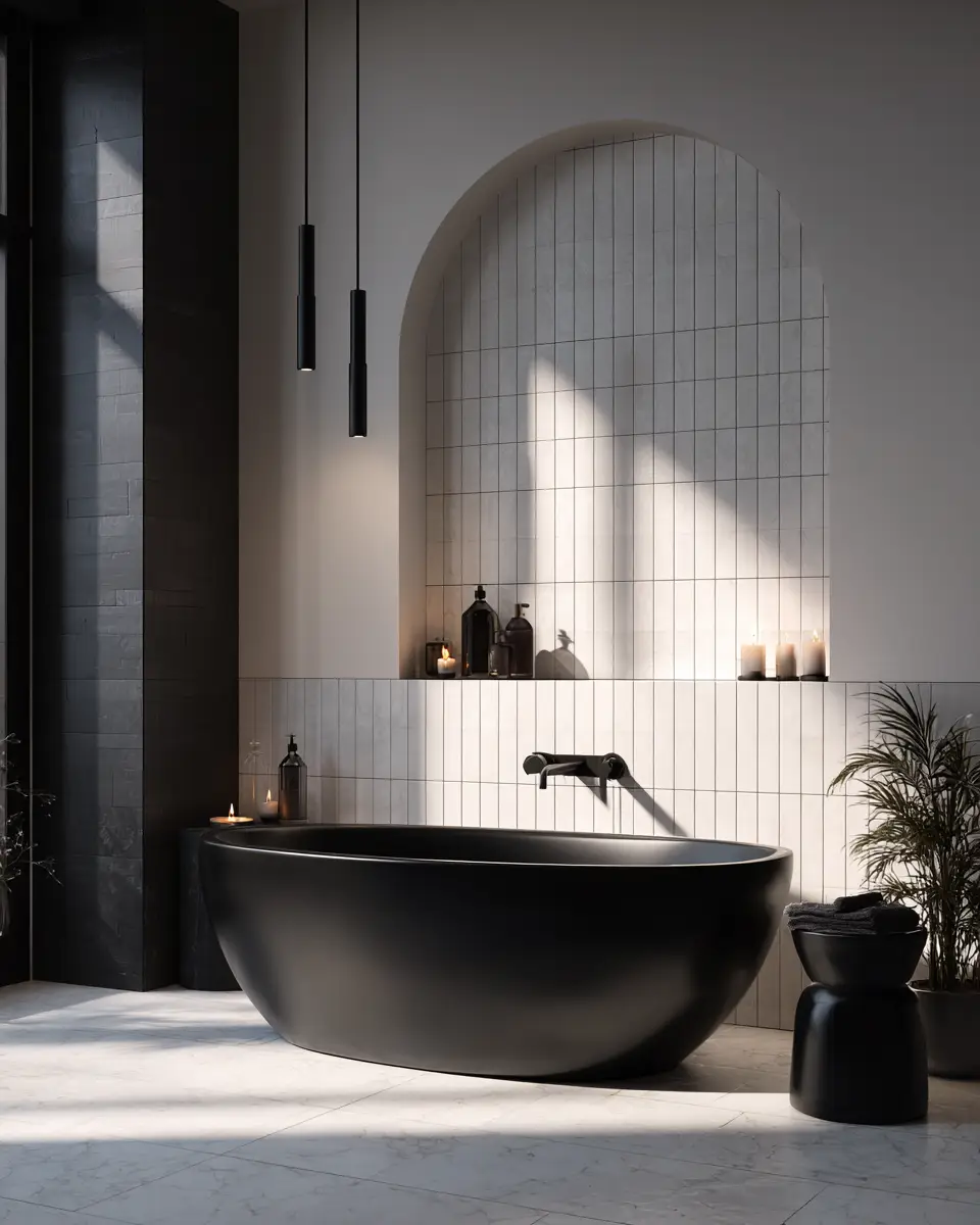 Monochrome Bathroom Decor Ideas