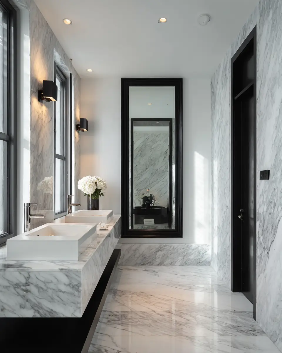 Monochrome Bathroom Decor Ideas
