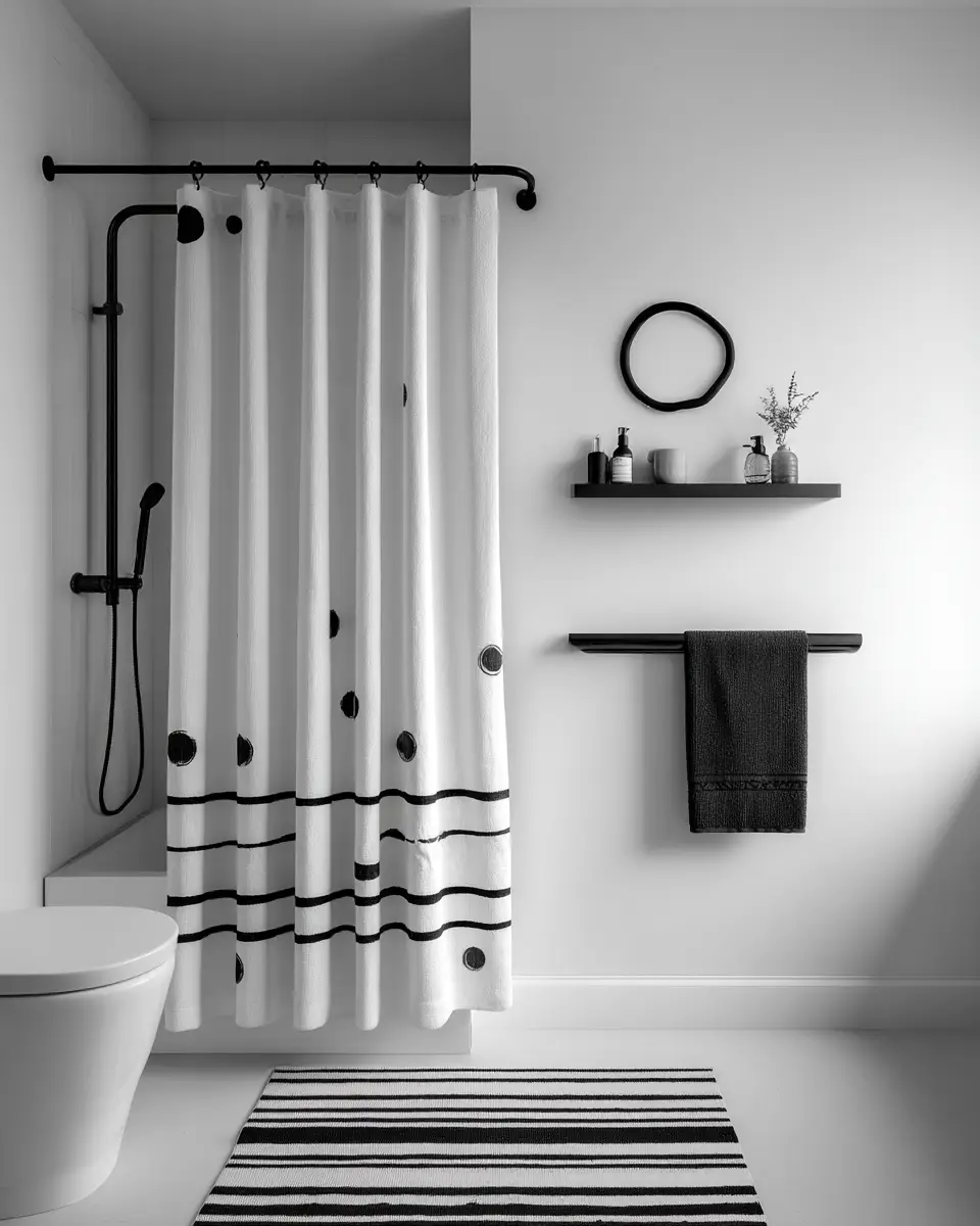 Monochrome Bathroom Decor Ideas