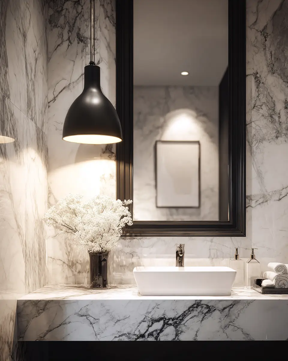 Monochrome Bathroom Decor Ideas