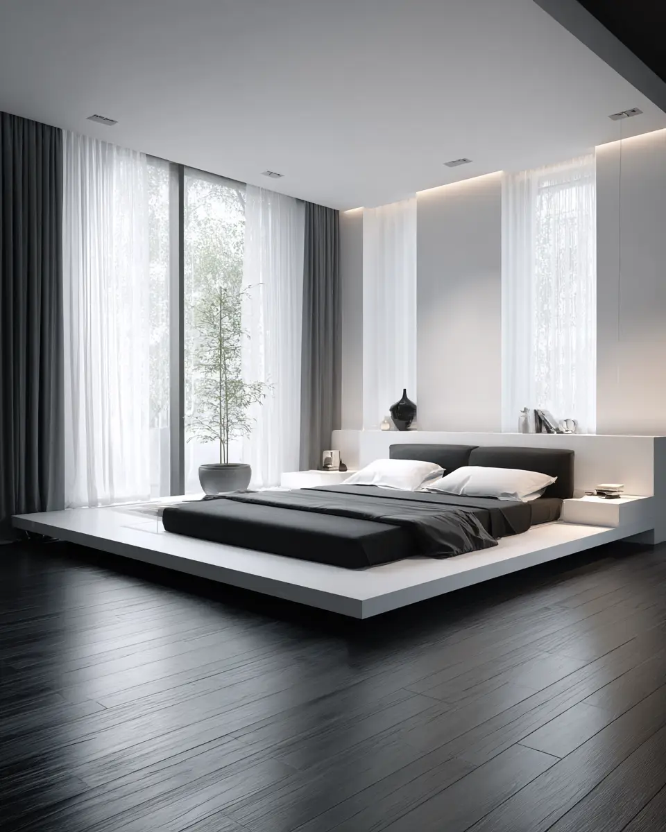 Monochrome Bedroom Decor Ideas