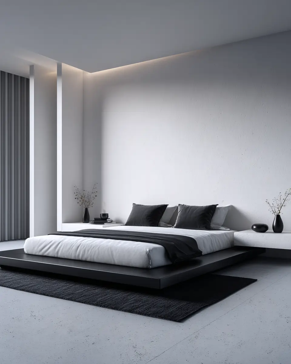 Monochrome Bedroom Decor Ideas