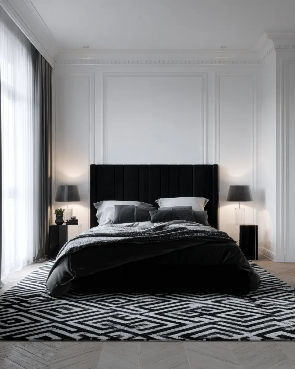 Monochrome Bedroom Decor Ideas