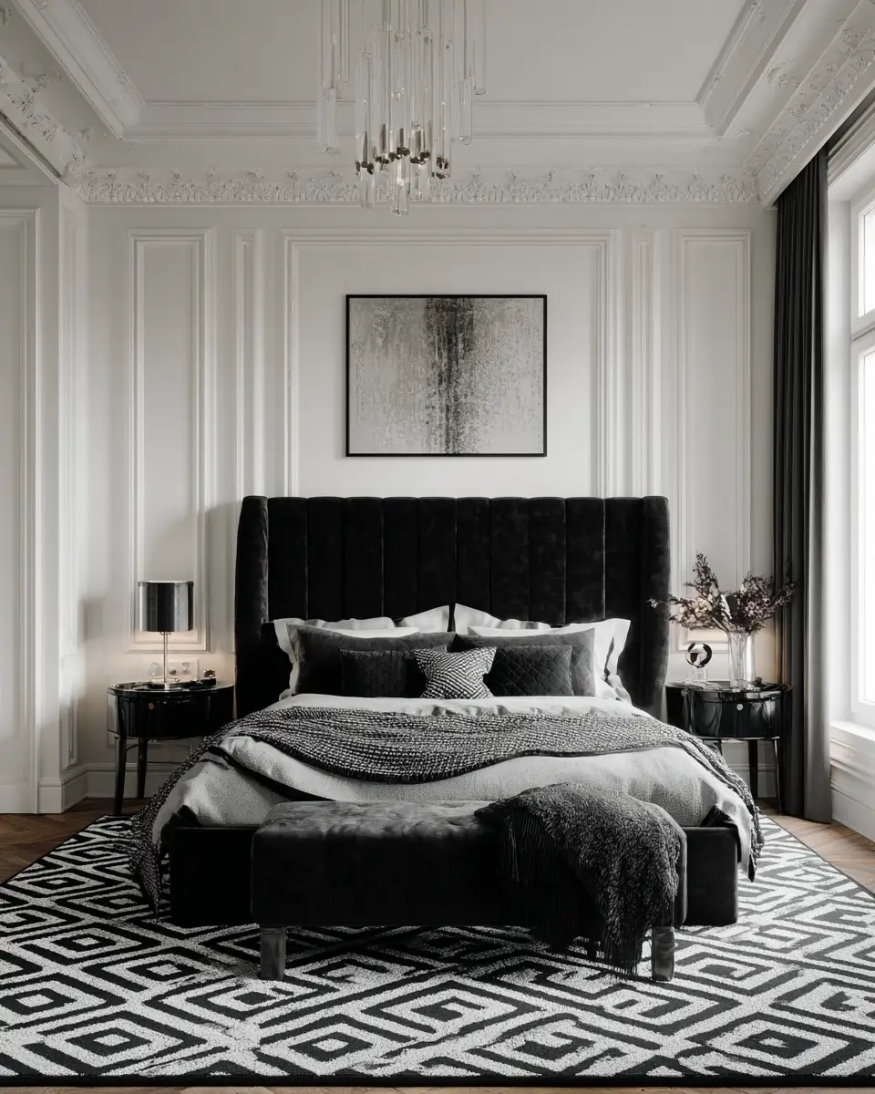 Monochrome Bedroom Decor Ideas