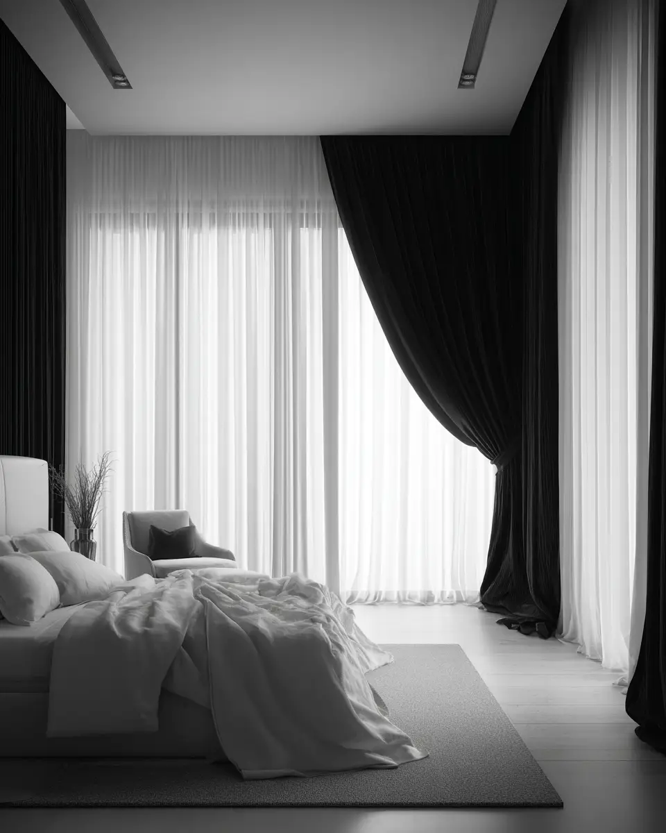 Monochrome Bedroom Decor Ideas