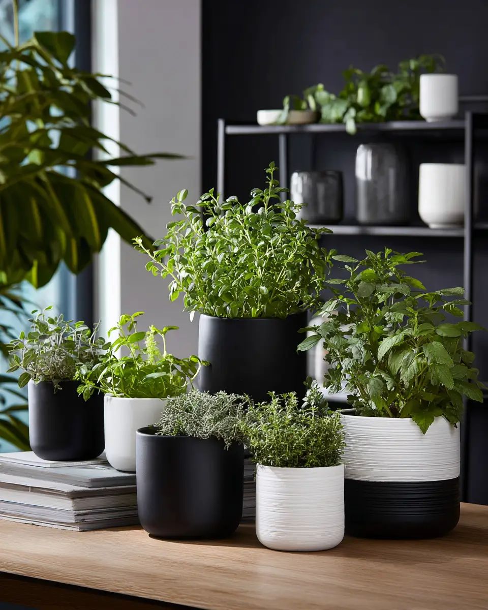 Monochrome Home Office Decor Ideas