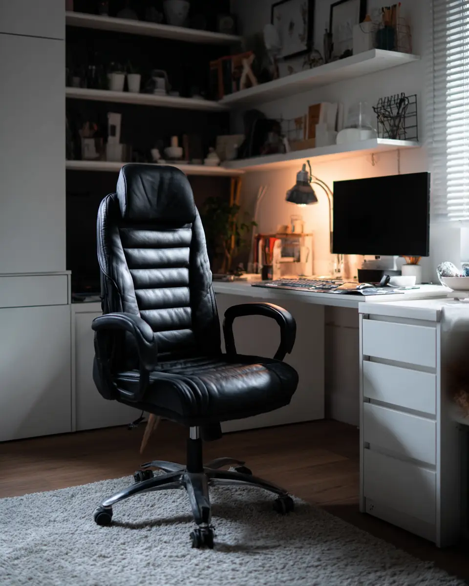 Monochrome Home Office Decor Ideas