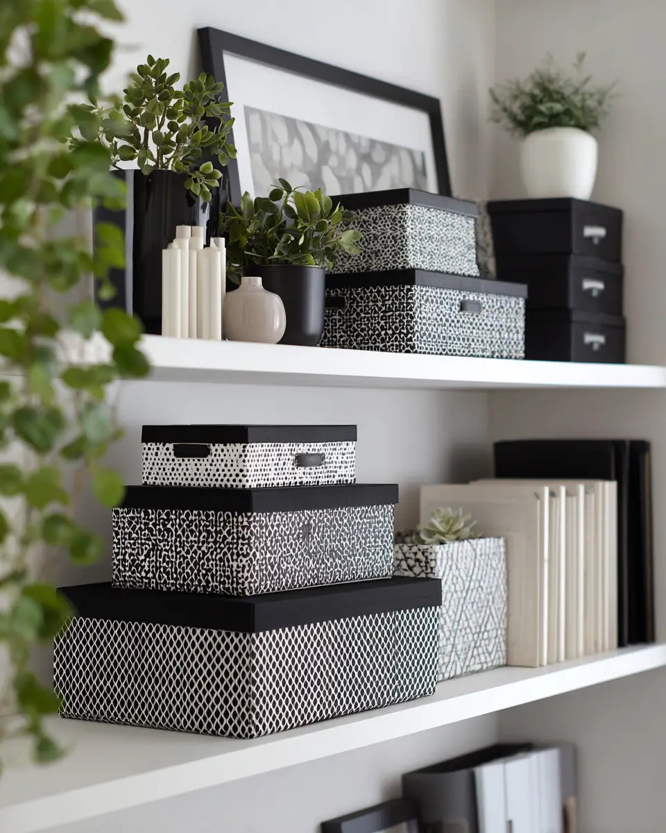 Monochrome Home Office Decor Ideas