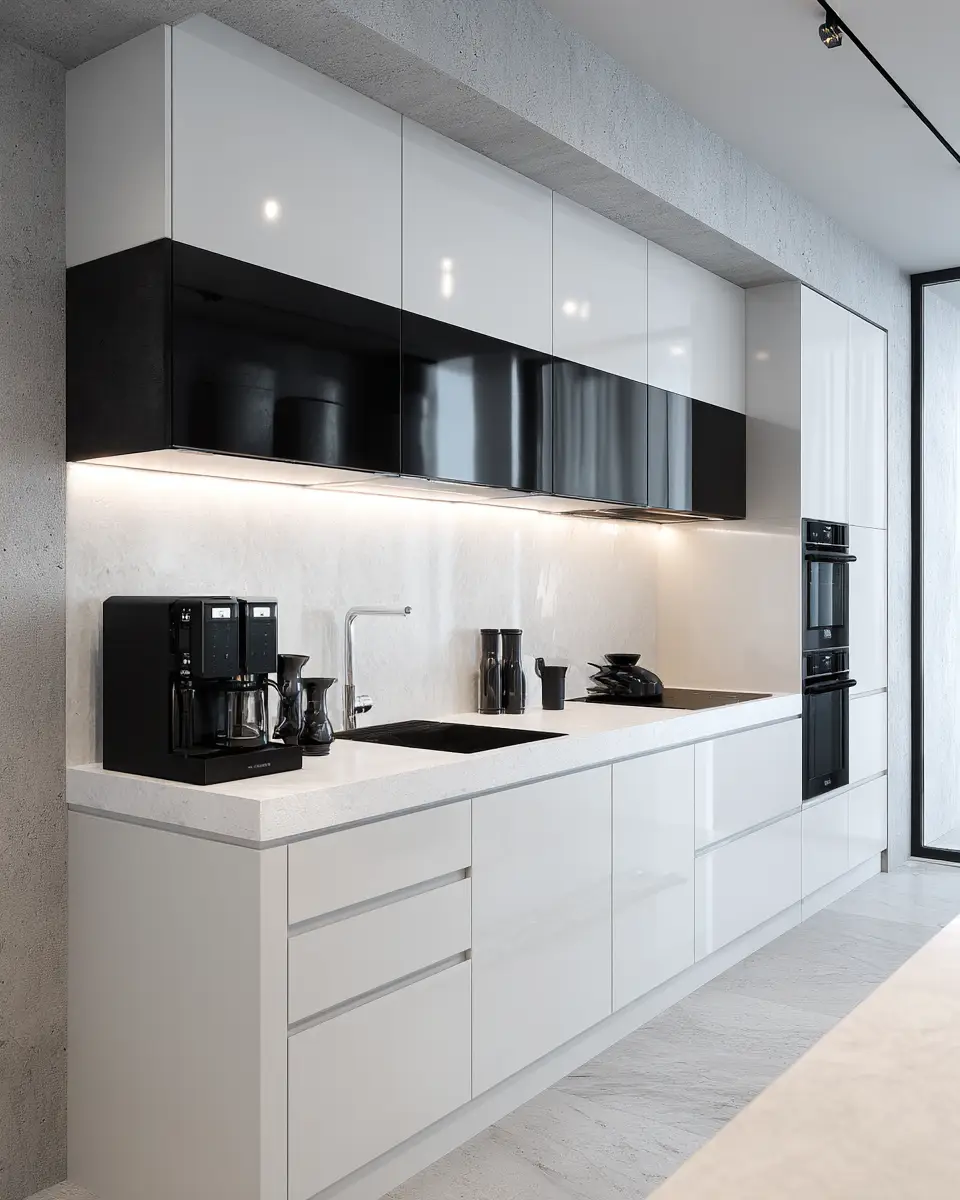 Monochrome Kitchen Decor Ideas