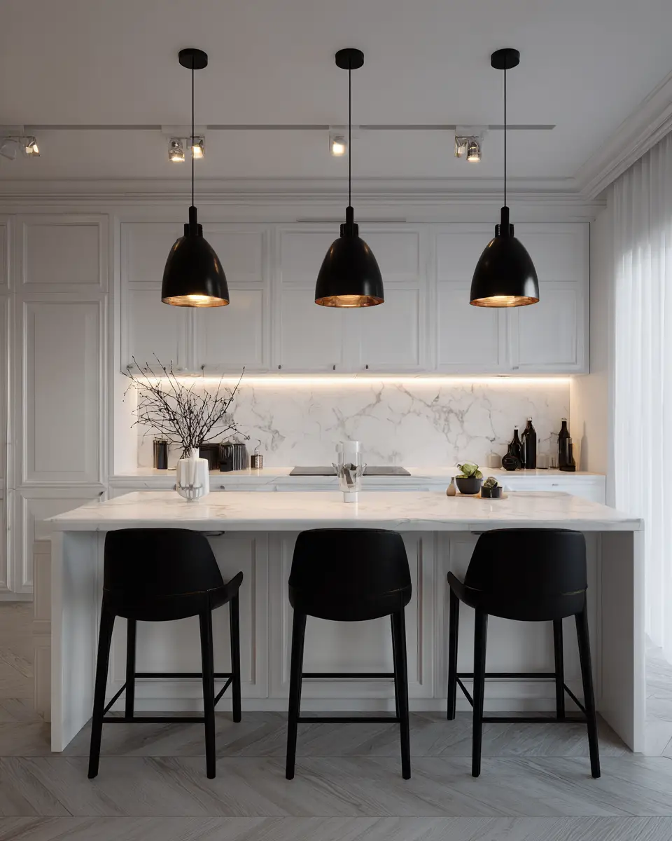 Monochrome Kitchen Decor Ideas
