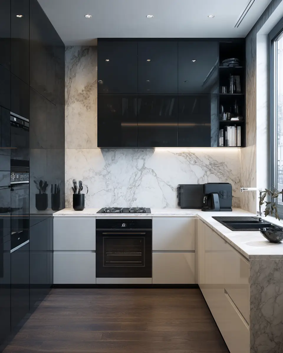 Monochrome Kitchen Decor Ideas